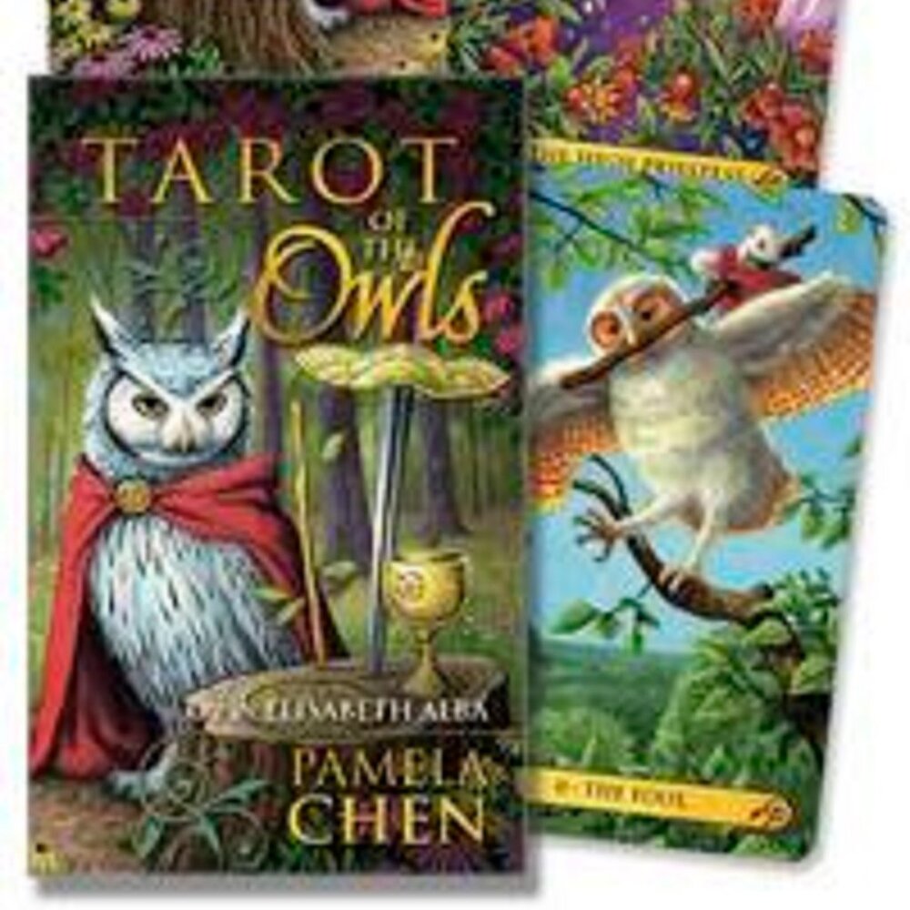 Tarot of the Owls Mini Deck, beginner deck, guidebook